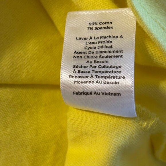 NWOT TALBOTS Yellow Color Stretch Weekend Tank Top (93% Cotton/7% Spandex) - 3x - Picture 10 of 16